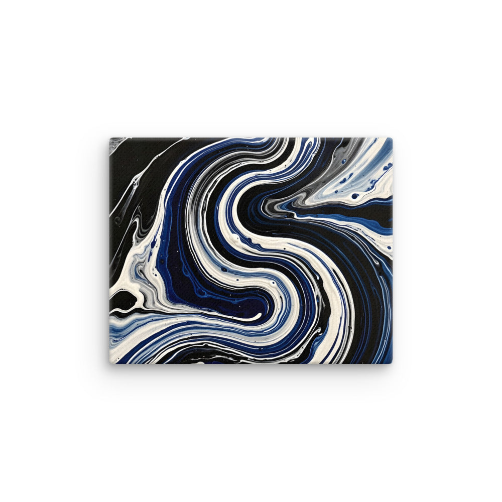 Midnight Surge wall art product image as a thin canvas print in 24 x 32 inch large size