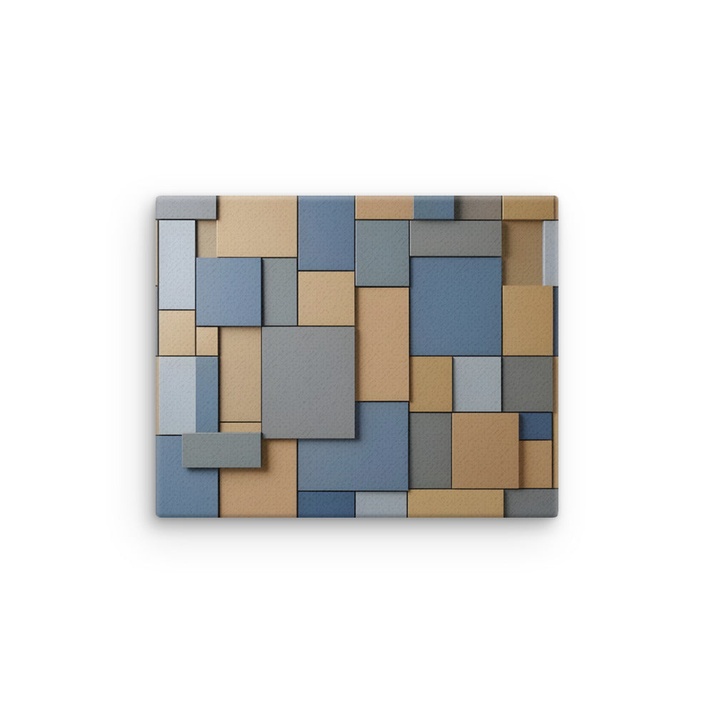 Agate thin canvas print front-facing product image in 24 x 36 inch statement piece