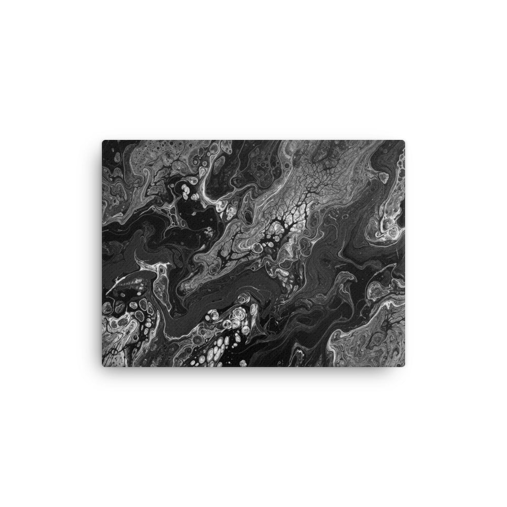 Dark Matter thin canvas print front-facing product image in 24 x 36 inch statement piece
