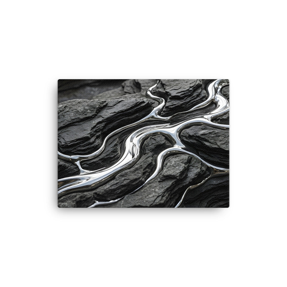Basalt thin canvas print front-facing product image in 24 x 36 inch statement piece