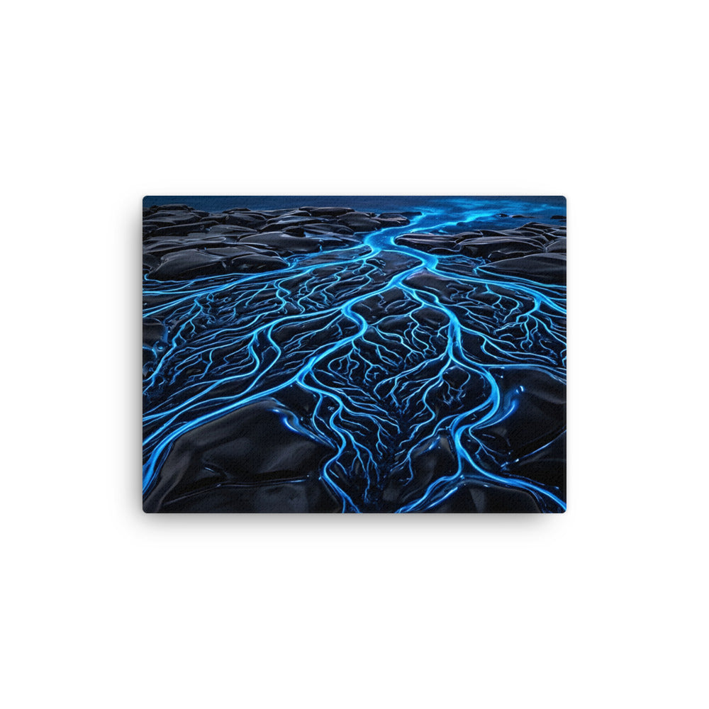 Caldera thin canvas print front-facing product image in 24 x 36 inch statement piece