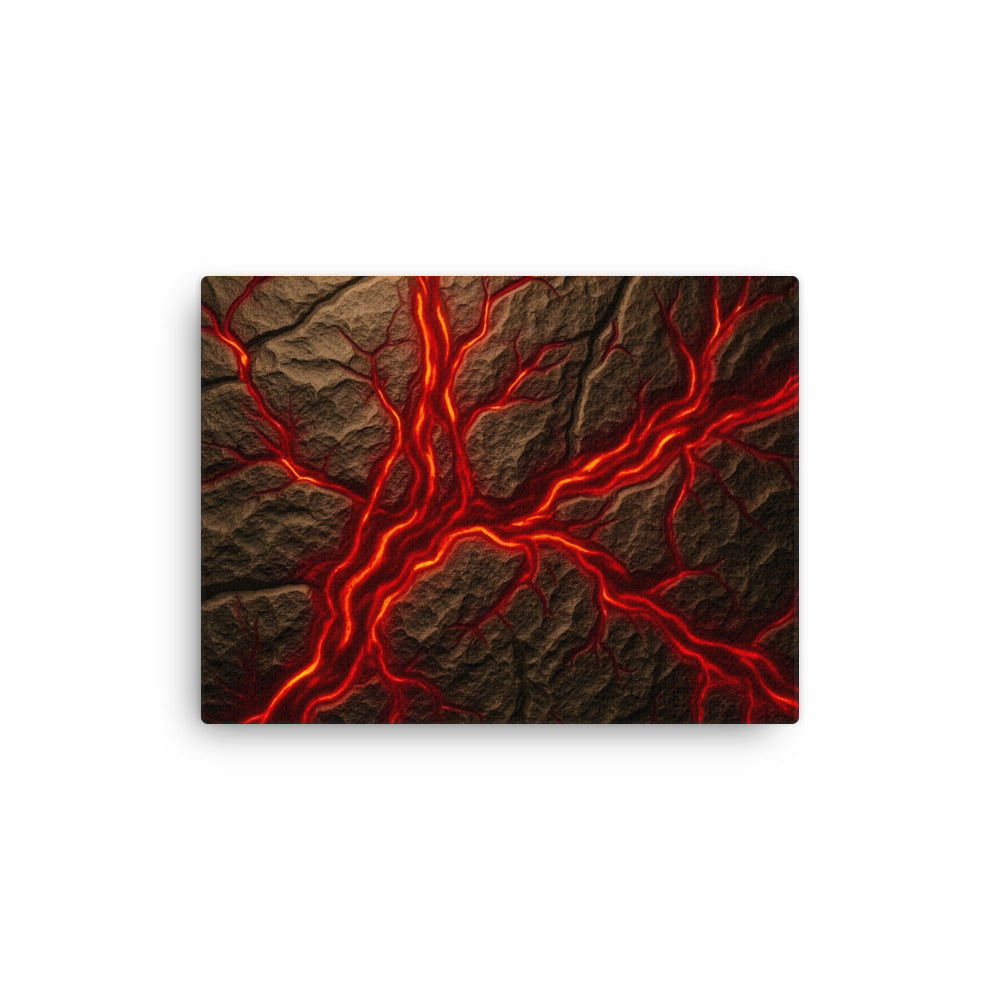 Magma thin canvas print front-facing product image in 24 x 36 inch statement piece