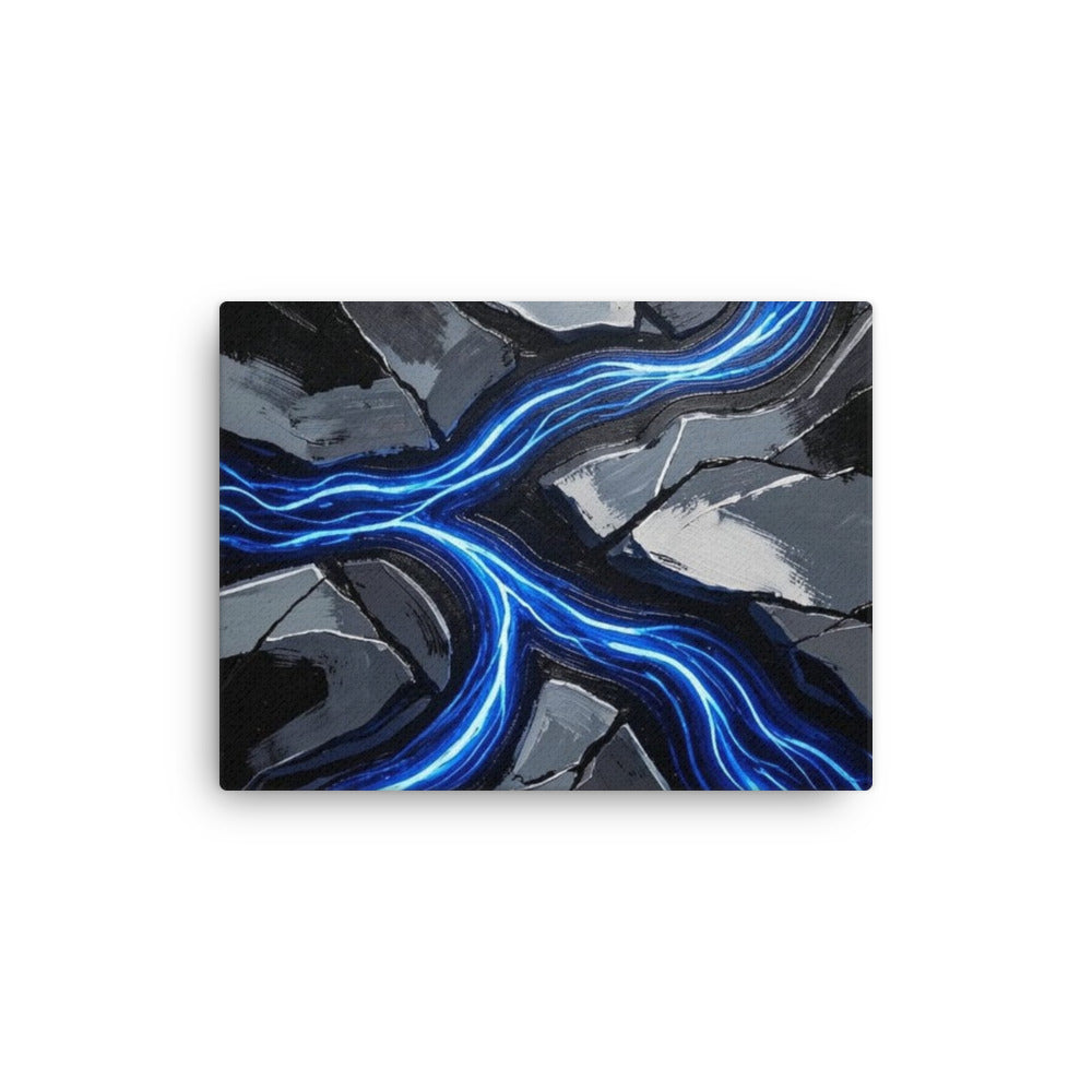 Viscous thin canvas print wall display image
