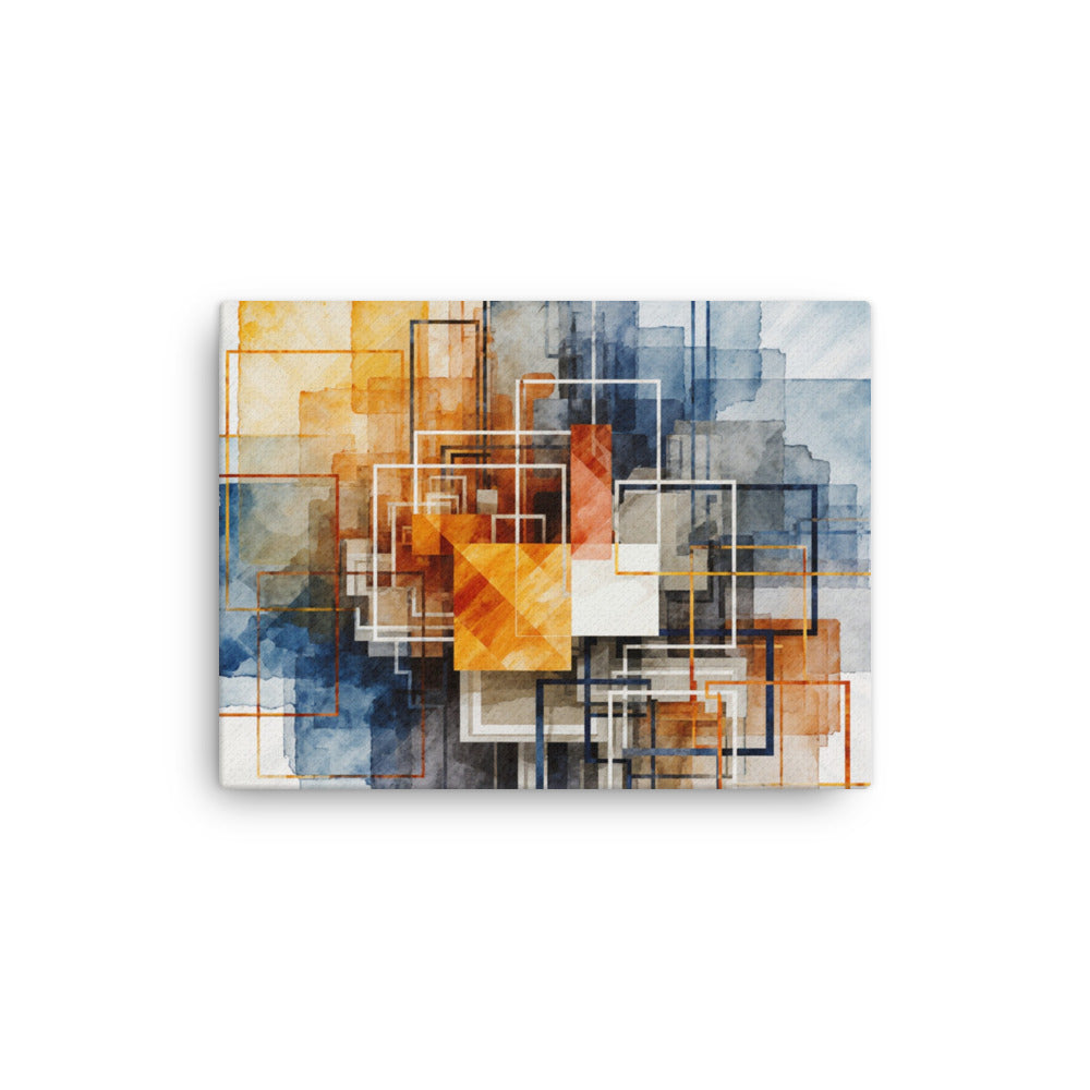 Reticle thin canvas print front-facing product image in 24 x 36 inch statement piece