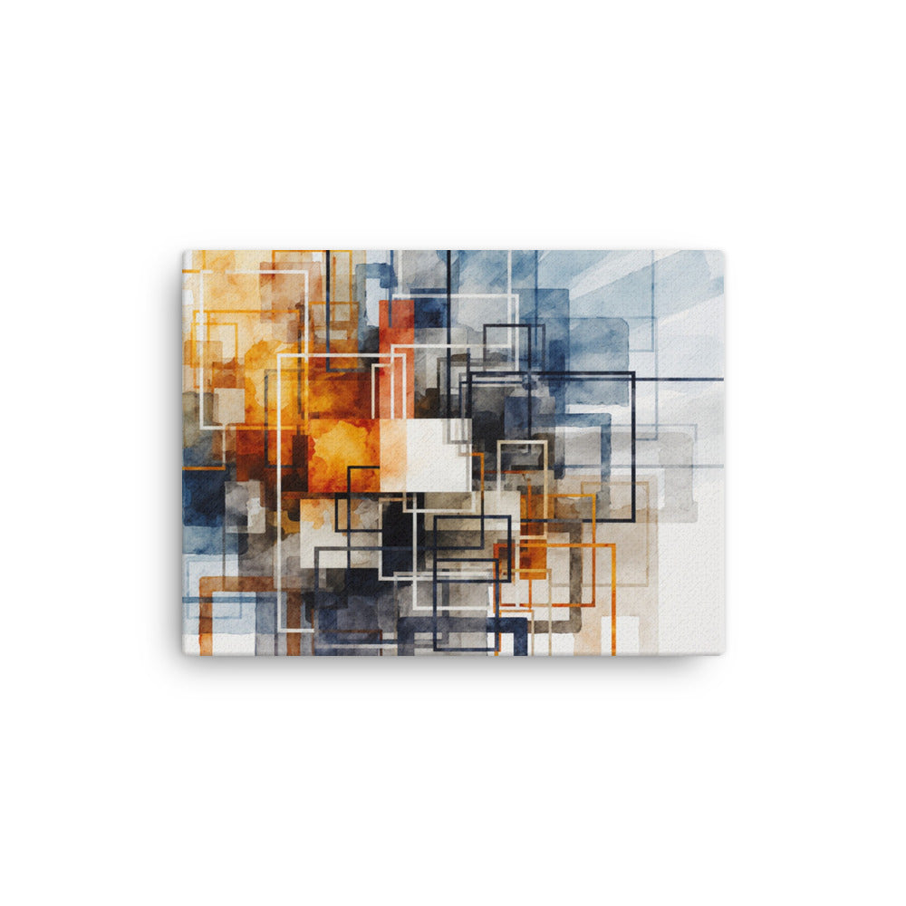 Tessera thin canvas print front-facing product image in 24 x 36 inch statement piece