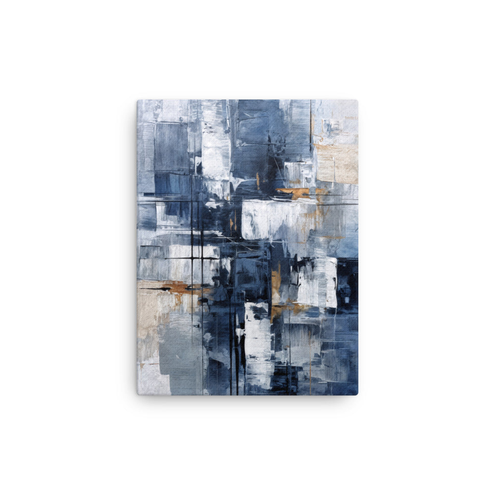 Push thin canvas print front-facing product image in 24 x 36 inch statement piece