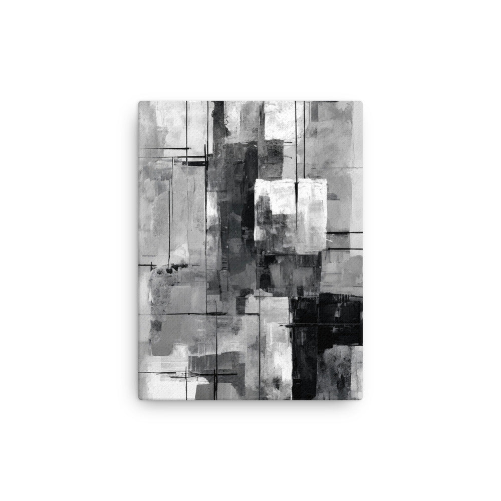 Align thin canvas print front-facing product image in 24 x 36 inch statement piece