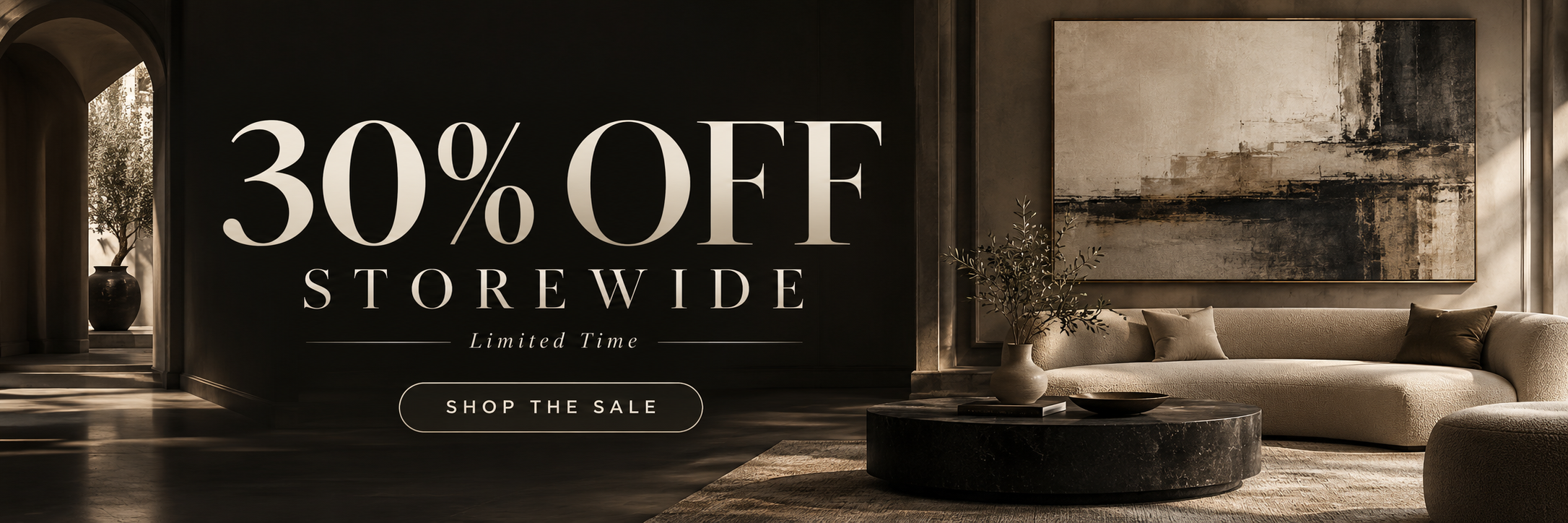 30% off storewide — limited time. Shop the sale.