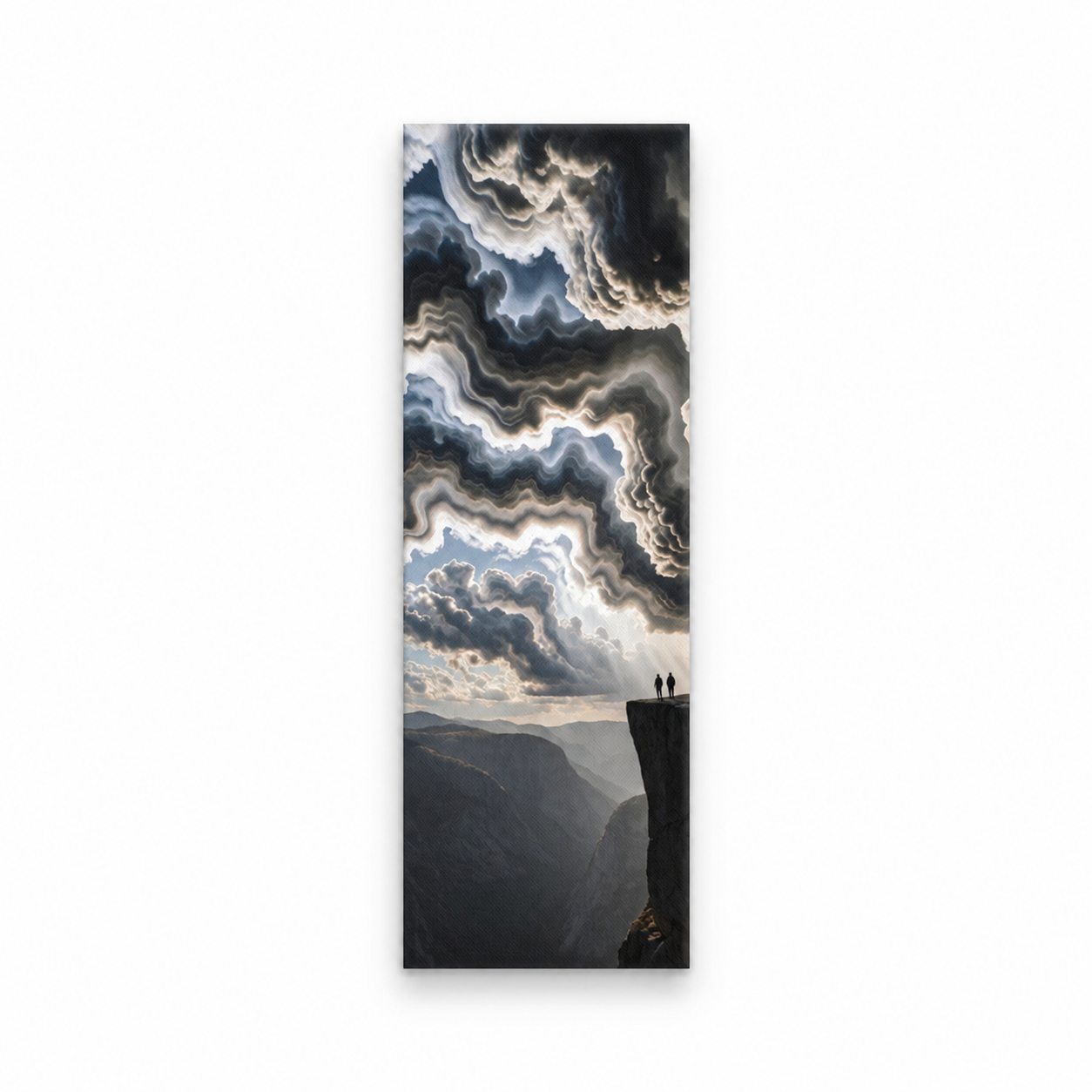 Above the Layered Valley - Edge | Canvas